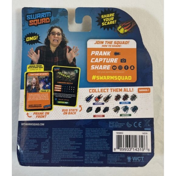 Swarm Squad Single Pack - Hopper #01 - Longhorn Beetle - Picture 2 of 10